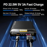 🔋 10000mAh Slim Power Bank ⚡ 22.5W PD Fast Charging | Ultra - Thin Portable Charger 📱 USB - C Output + Emergency Light 🔦 - melabazar.shop