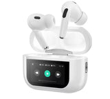 🎧 AirPods Pro Style Wireless Earbuds ⚡ ANC + ENC Noise Reduction | LED Display 🔋 Touch Control Bluetooth Earbuds for Android & iPhone 📱 - melabazar.shop