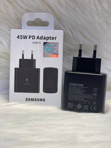 ⚡ Samsung 45W Super Fast Charger 🔌 PD Type - C | for Android & iPhone 🚀 - melabazar.shop