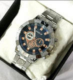 Steel Straps Round dial Wrist Watches - Men & Young Boys - Watches
