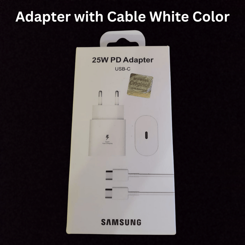 Original Samsung 25W Charger With Type - C Free Home Delivery - Melabazar.shop
