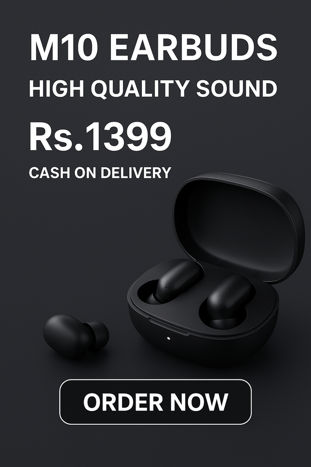 New M10 Earbuds TWS Bluetooth Headphones - Melabazar.shop
