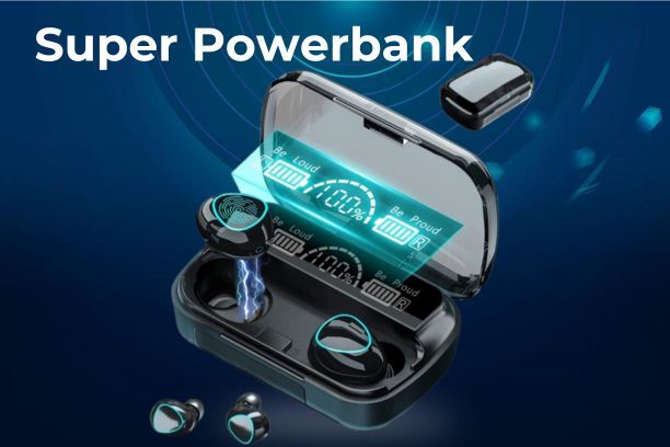 👉 M10 TWS Earbuds – Extra Bass | Power Display | Long Battery Timing - Melabazar.shop